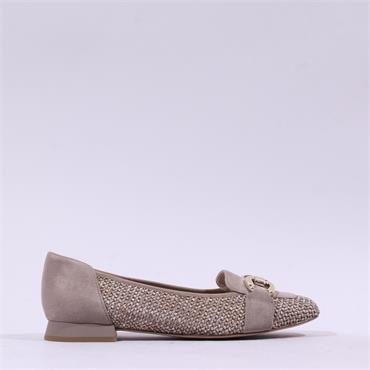 Caprice Vanny Link Weave Loafer - Mud