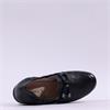 Caprice Faby Deerskin Low Link Wedge - Black Deerskin