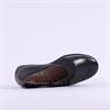 Caprice Finja Slip On Stretch Band Wedge - Black Leather
