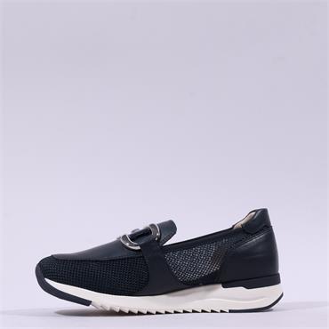 Caprice Kaia Mesh Slip On Link Shoe - Navy
