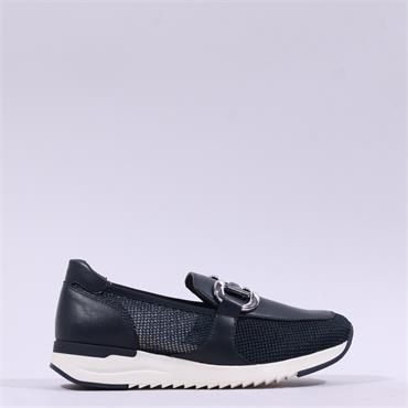 Caprice Kaia Mesh Slip On Link Shoe - Navy