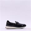 Caprice Kaia Sporty Slip On Link Loafer - Black Patent