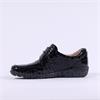 Caprice Vera Velcro Strap Wide Fit (H) - Black Croc
