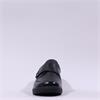 Caprice Gera Velcro Strap Comfort(K Fit) - Black Leather