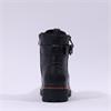 Caprice Flori Chunky Strap Laced Boot - Black Leather