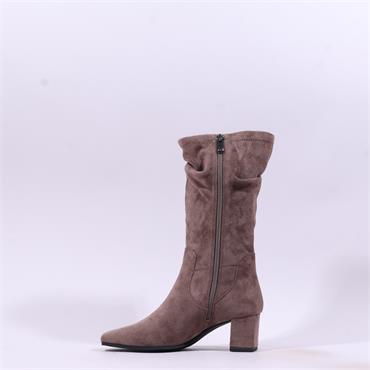 Caprice Tracy Block Heel Mid Calf - Cafe Stretch