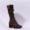 Caprice Tracy Block Heel Mid Calf - Leopard Stretch