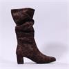 Caprice Tracy Block Heel Mid Calf - Leopard Stretch