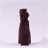Caprice Tracy Covered Heel Ankle Boot - Dark Brown Stretch