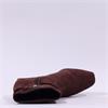 Caprice Tracy Covered Heel Ankle Boot - Dark Brown Stretch