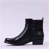 Caprice Kelli Strappy Ankle Boot - Black Leather