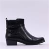 Caprice Kelli Strappy Ankle Boot - Black Leather