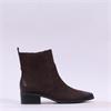 Caprice Harmony Low Heel Western Boot - Brown Nubuck