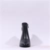 Caprice Francesca Block Heel Buckle Boot - Black Leather