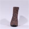 Caprice Audrey Block Heel Ankle Boot - Leopard Print