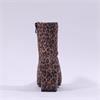 Caprice Audrey Block Heel Ankle Boot - Leopard Print
