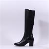 Caprice Francesca Block Heel Long Boot - Black Combi