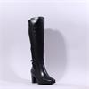 Caprice Francesca Block Heel Long Boot - Black Combi