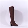 Caprice Francesca Pointed Long Boot - Chocolate