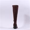 Caprice Francesca Pointed Long Boot - Dark Brown