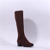 Caprice Kania PullOn BlockHeel Long Boot - Dark Brown