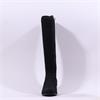 Caprice Narnia Mid Block Heel Long Boot - Black Stretch