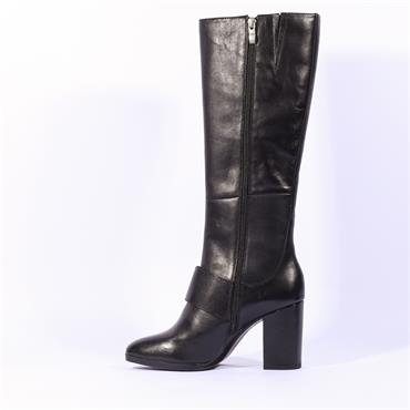 Caprice  Hh Knee Boot With Buckle - Black