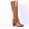 Caprice  Hh Knee Boot With Buckle - Tan