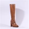 Caprice  Hh Knee Boot With Buckle - Tan