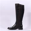 Caprice Kania Stretch Calf Long Boot - Dark Brown Leather