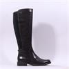 Caprice Kania Stretch Calf Long Boot - Dark Brown Leather
