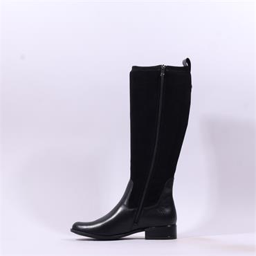 Caprice Kania Stretch Shaft Long Boot - Black Combi
