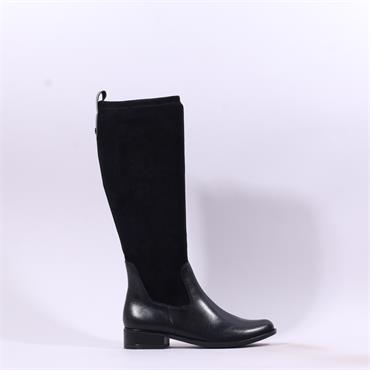 Caprice Kania Stretch Shaft Long Boot - Black Combi