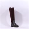 Caprice Kania Stretch Shaft Long Boot - Dark Brown Combi