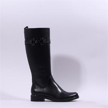 Caprice Kania Snake Strap Long Boot - Black Combi