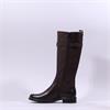 Caprice Kania Snake Strap Long Boot - Dark Brown Leather