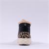 Caprice Daphne Fleece Tex Sidezip Bootie - Black Leopard