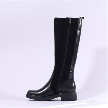 Caprice Kania Bold Stretch Long Boot - Black Combi