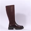 Caprice Dilara Chunky Stretch Knee High - Dark Brown Combi