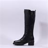Caprice Frederike Chunky Long Boot - Black Leather