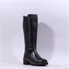 Caprice Frederike Chunky Long Boot - Black Leather