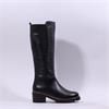 Caprice Frederike Chunky Long Boot - Black Leather