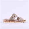 Caprice Selina Cork Platform Mule - Taupe Suede
