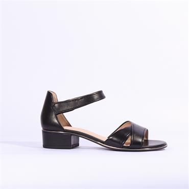 carla leather platform block heel sandals