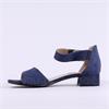Caprice Carla Velcro Low Heel Sandal - Ocean