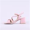 Caprice Baila Strappy Block Heel Sandal - Rose Perlato