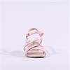 Caprice Baila Strappy Block Heel Sandal - Rose Perlato