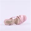 Caprice Baila Strappy Block Heel Sandal - Rose Perlato