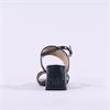 Caprice Baila Block Heel Sandal - Dark Navy Leather