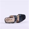 Caprice Baila Block Heel Sandal - Dark Navy Leather